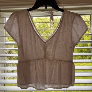 Women’s White Hollister XS Top